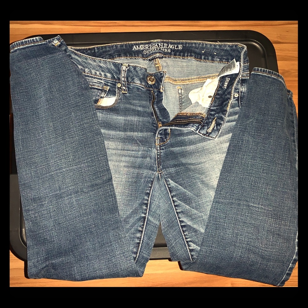 2/$15 American Eagle skinny jeans